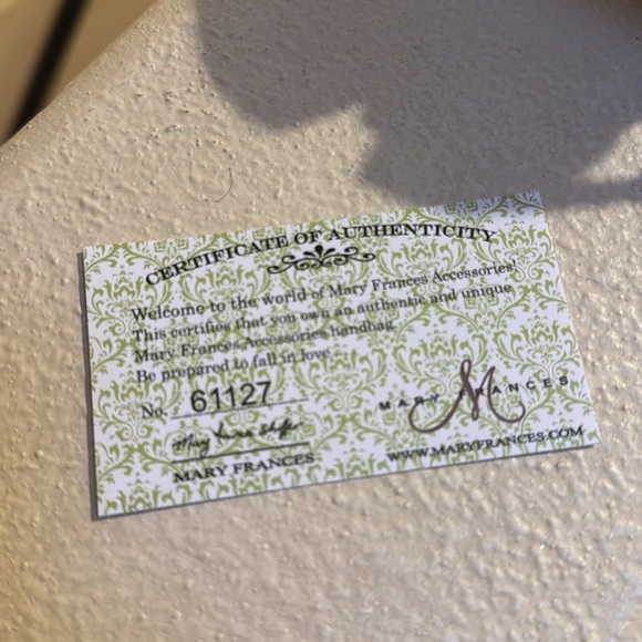 Mary Frances “Snapshot” purse with semi-precious stones. NWT, never used. - Picture 6 of 6